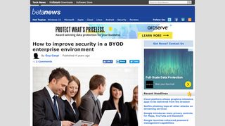 
                            6. How to improve security in a BYOD enterprise environment | BetaNews