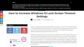 
                            3. How to Increase Windows 10 Lock Screen Timeout Settings - Appuals ...