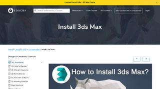 
                            5. How to Install 3ds Max | Guide To Step By Step ...