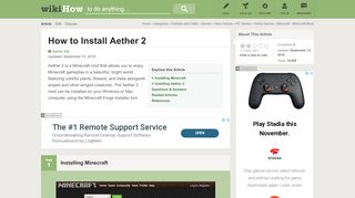 
                            8. How to Install Aether 2 (with Pictures) - wikiHow