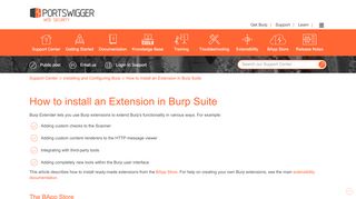 
                            8. How to install an Extension in Burp Suite | Burp Suite Support Center