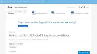 
                            4. How to Install and Collect ADB logs on android device