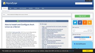 
                            7. How to Install and Configure Arch Linux as a Server