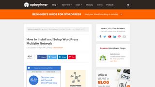 
                            6. How to Install and Setup WordPress Multisite Network - WPBeginner