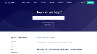 
                            6. How to Install and Use SaferVPN for Windows – SaferVPN ...