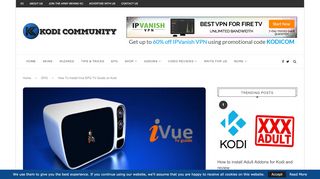 
                            9. How To Install iVue EPG TV Guide on Kodi - Kodi Community