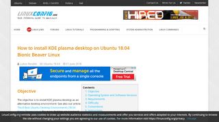 
                            2. How to install KDE plasma desktop on Ubuntu 18.04 Bionic ...