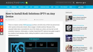 
                            7. How to Install Kodi Solutions IPTV on Any Device - AddictiveTips