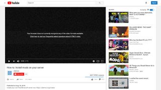 
                            7. How to: Install mods on your server - YouTube
