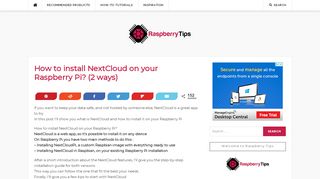 
                            8. How to install NextCloud on your Raspberry Pi? (2 ways ...