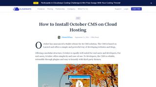 
                            7. How to Install October CMS on Cloud Hosting