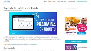 
                            8. How to Install pgAdmin4 on Ubuntu - linoxide.com