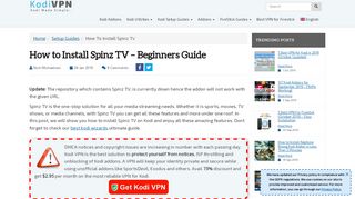 
                            5. How to Install Spinz TV - Beginners Guide - Best Kodi VPN ...