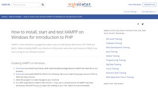 
                            2. How to install, start and test XAMPP on Windows for ...