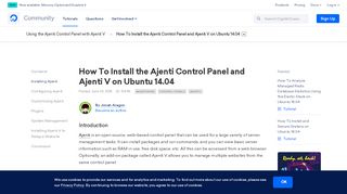 
                            9. How To Install the Ajenti Control Panel and Ajenti V on ...