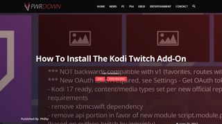 
                            6. How to install the Kodi Twitch Add-on - PwrDown