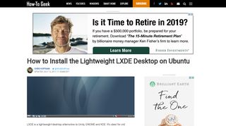 
                            9. How to Install the Lightweight LXDE Desktop on Ubuntu