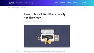 
                            9. How to Install WordPress Locally the Easy Way - Kinsta