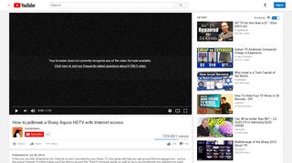 
                            4. How to jailbreak a Sharp Aquos HDTV with Internet access ...