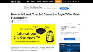 
                            8. How to Jailbreak Your 2nd Generation Apple TV for Extra ...