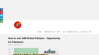 
                            6. How to Join AIM Global Pakistan - Opportunity for …