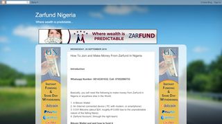 
                            5. How To Join and Make Money From Zarfund In Nigeria