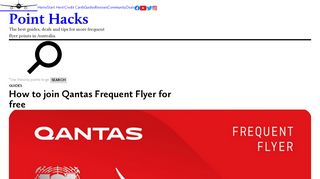 
                            9. How to join Qantas Frequent Flyer for free - Point …
