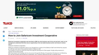 
                            5. How to Join Safaricom Investment Cooperative ▷ Tuko.co.ke