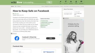 
                            5. How to Keep Safe on Facebook (with Cheat Sheet) - …