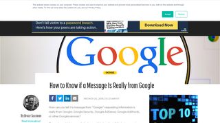 
                            4. How to Know if a Message Is Really from Google - SecureWorld