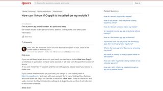 
                            6. How to know if Copy9 is installed on my mobile - …