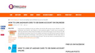 
                            7. How to Link Aadhaar Card to SBI Bank Account on OnlineSBI