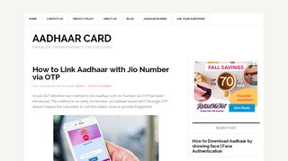 
                            8. How to Link Aadhaar with Jio Number via OTP | …