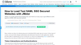 
                            2. How to Load Test SAML SSO Secured Websites with JMeter - DZone ...