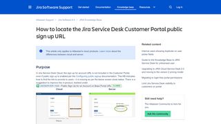 
                            5. How to locate the Jira Service Desk Customer Portal public ...