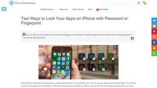 
                            6. How to Lock Apps on iPhone with Fingerprint or Password