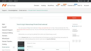 
                            4. How to log in Namecheap Private Email webmail - Email ...