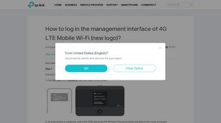 
                            4. How to log in the management interface of 4G LTE Mobile Wi ...