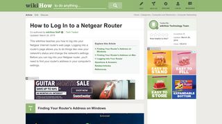 
                            7. How to Log In to a Netgear Router (with Pictures) - …