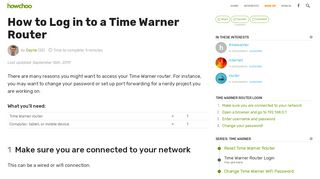 
                            2. How to Log in to a Time Warner Router - howchoo