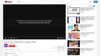 
                            8. How to Log In To Back Office In Jeunesse Global - YouTube