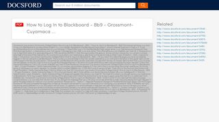 
                            5. How to Log In to Blackboard - Bb9 - Grossmont …