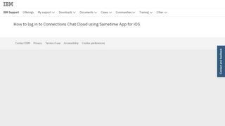 
                            4. How to log in to Connections Chat Cloud using Sametime App ...