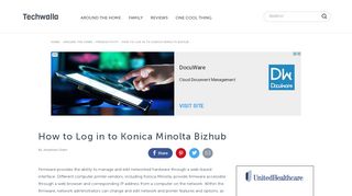 
                            3. How to Log in to Konica Minolta Bizhub | Techwalla.com