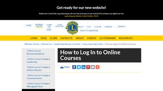 
                            4. How to Log In to Online Courses - Member Center - Lions Clubs ...