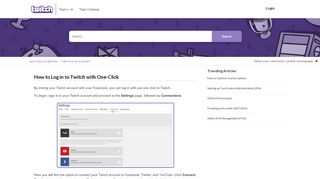 
                            7. How to Log in to Twitch with One-Click