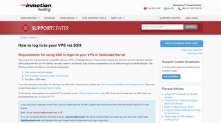 
                            8. How to log in to your VPS via SSH | InMotion Hosting ...