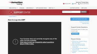 
                            4. How to Log into AMP | InMotion Hosting Support Center