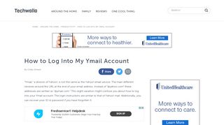 
                            4. How to Log Into My Ymail Account | Techwalla.com