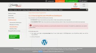 
                            9. How to log into your WordPress Dashboard | Guide hosting ...